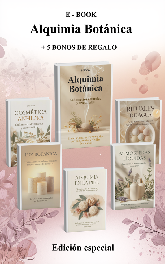 Alquimia Botánica: Sahumerios naturales y artesanales para crear y vender desde casa